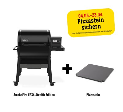 SmokeFire EPX4 Holzpelletgrill, STEALTH Edition